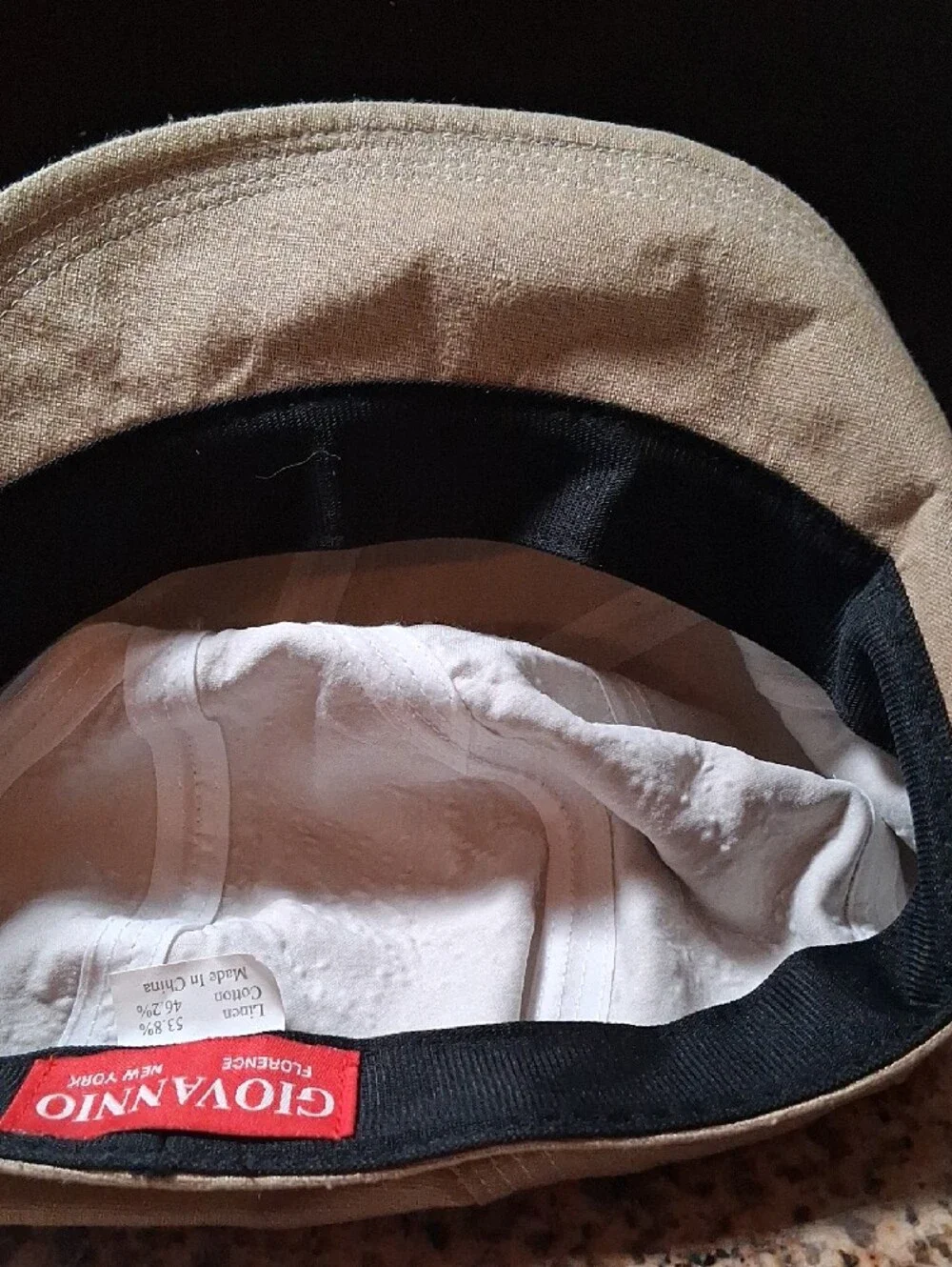 Women’s Tan Knot-Detail Casual Cap